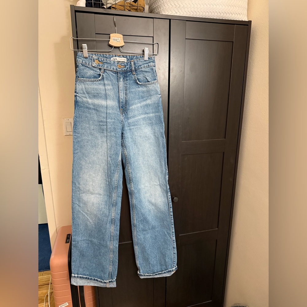 Zara Classic Blue Denim Pants